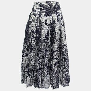 Christian Dior Runway Cruise Collection Toille De Jouy Pleated Skirt